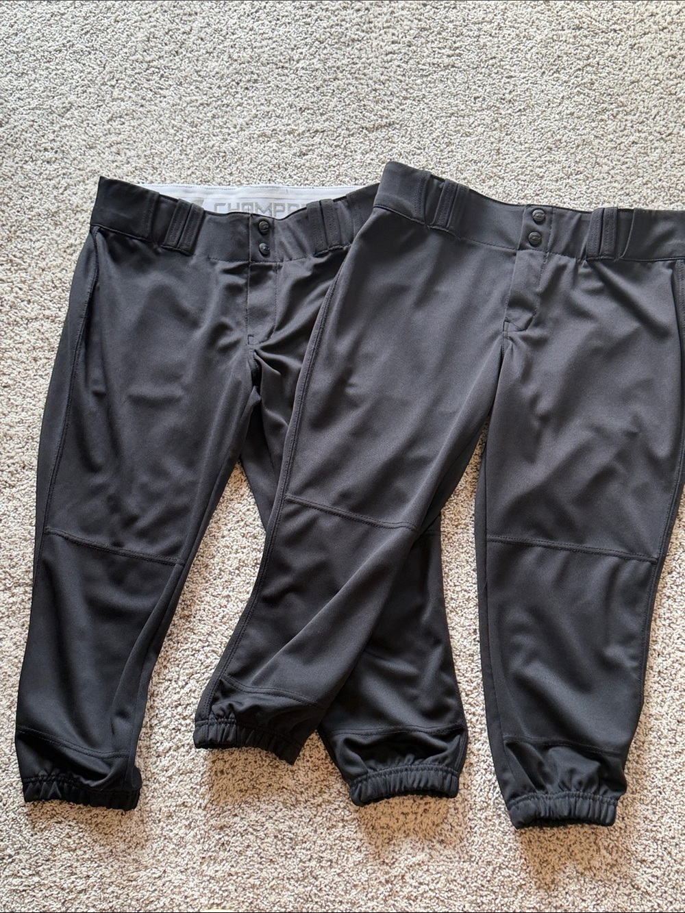 Bundle of 2 - Champro Women’s Black Performance Softball Pants
